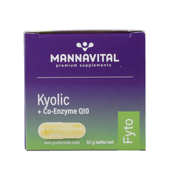 Mannavital Kyolic + co-enzym Q10 60 Capsules