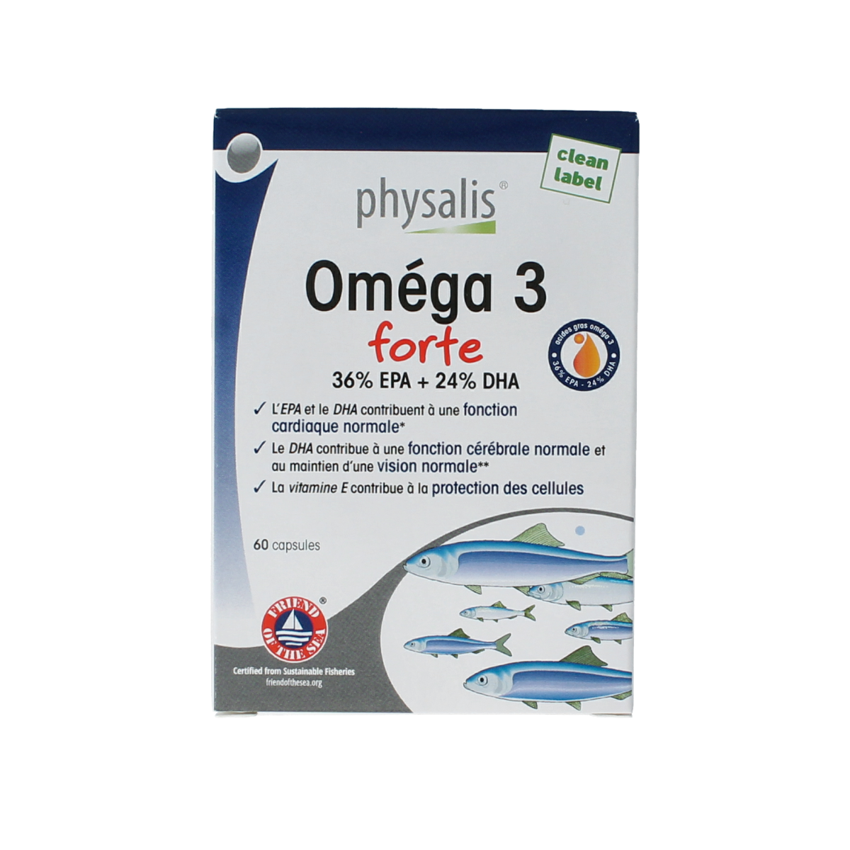 Physalis Omega 3 forte 60.00 Capsules