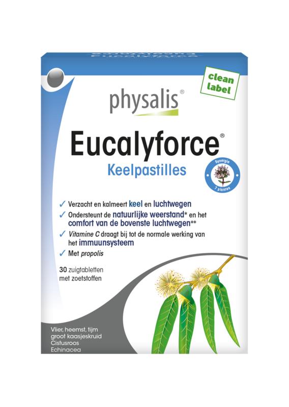 Physalis Eucalyforce keelpastille 30.00 Tabletten