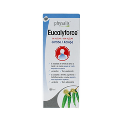 Physalis Eucalyforce siroop suikervrij 150.00 Milliliter