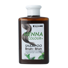 Henna Cure & Care Shampoo colour + bruin 300 Milliliter