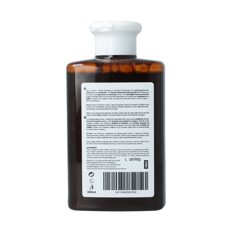 Henna Cure&Care Shampoo pure rood 400 Milliliter