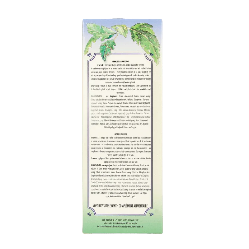 Marval&Vincent Zweedse kruiden elixer met kamfer 250 Milliliter