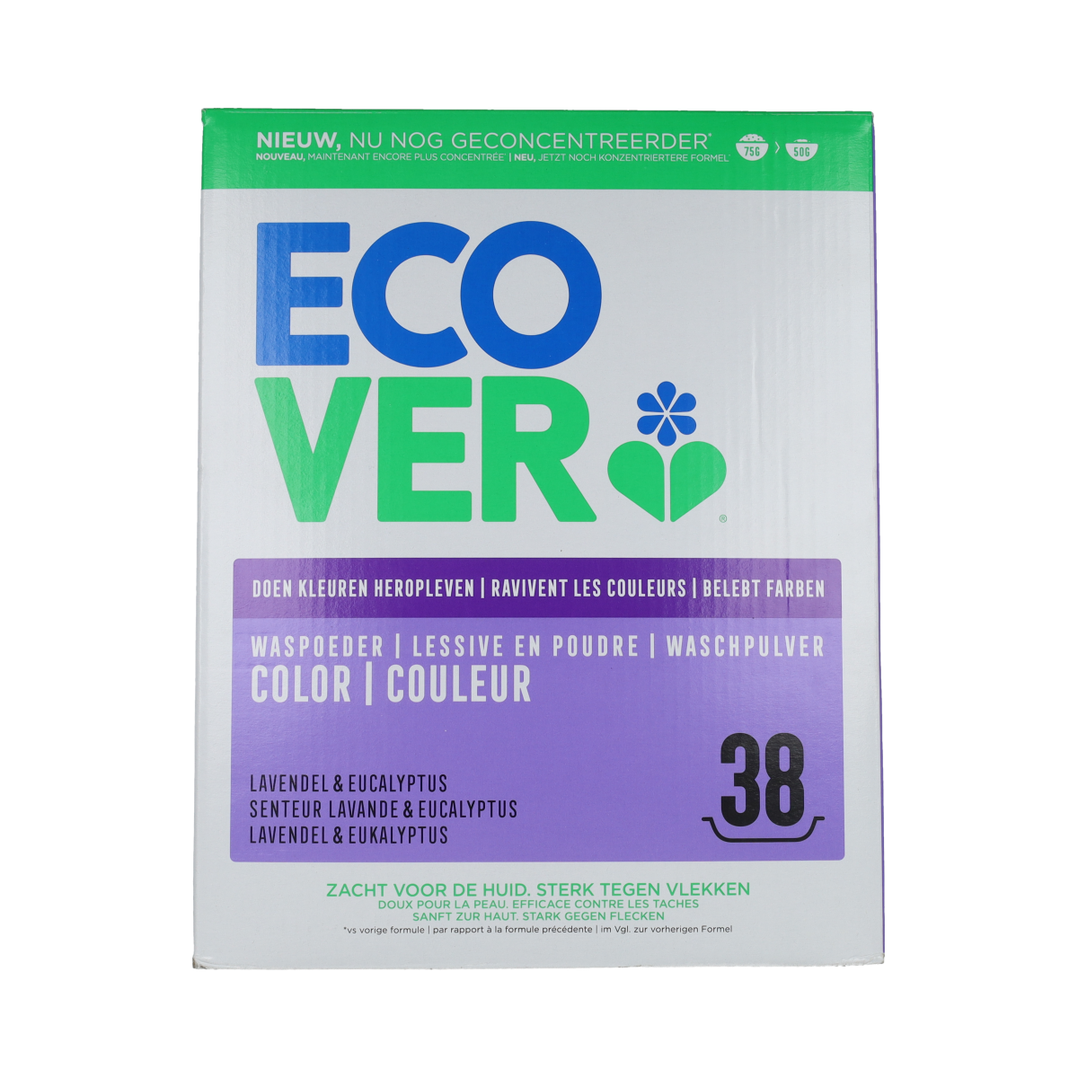 Ecover Waspoeder color 1.90 Kilogram