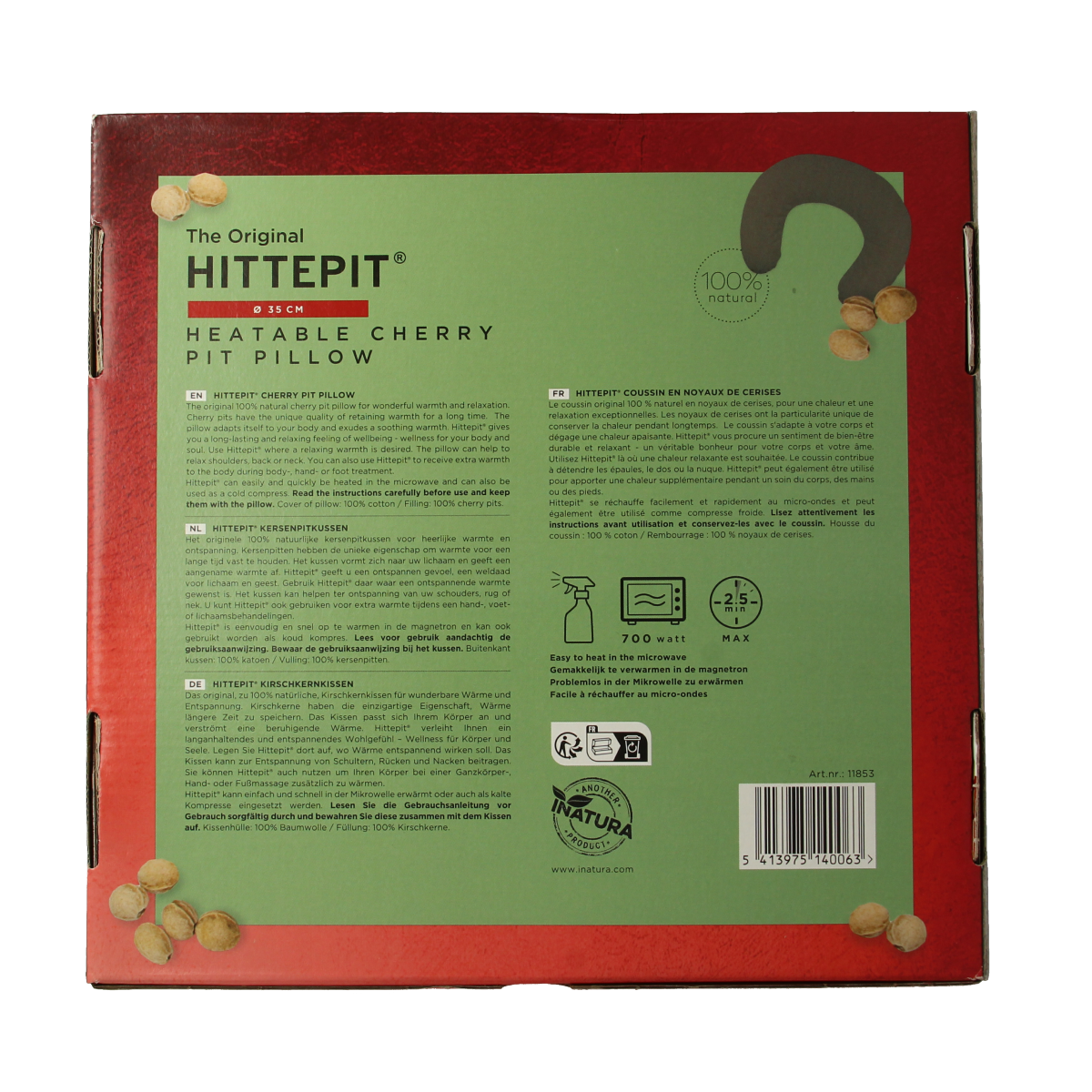Hittepit Nek model kersenpit eco 1.00 Stuks