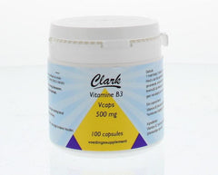 Clark Vitamine B3 nicotinamide 500mg 100 Capsules