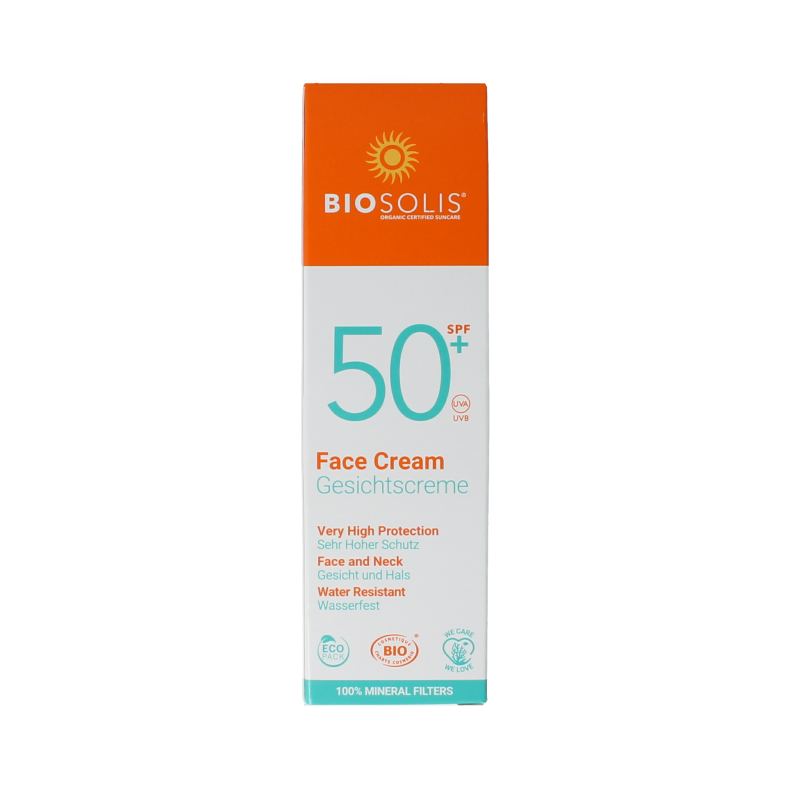 Biosolis Face cream SPF50 50 Milliliter