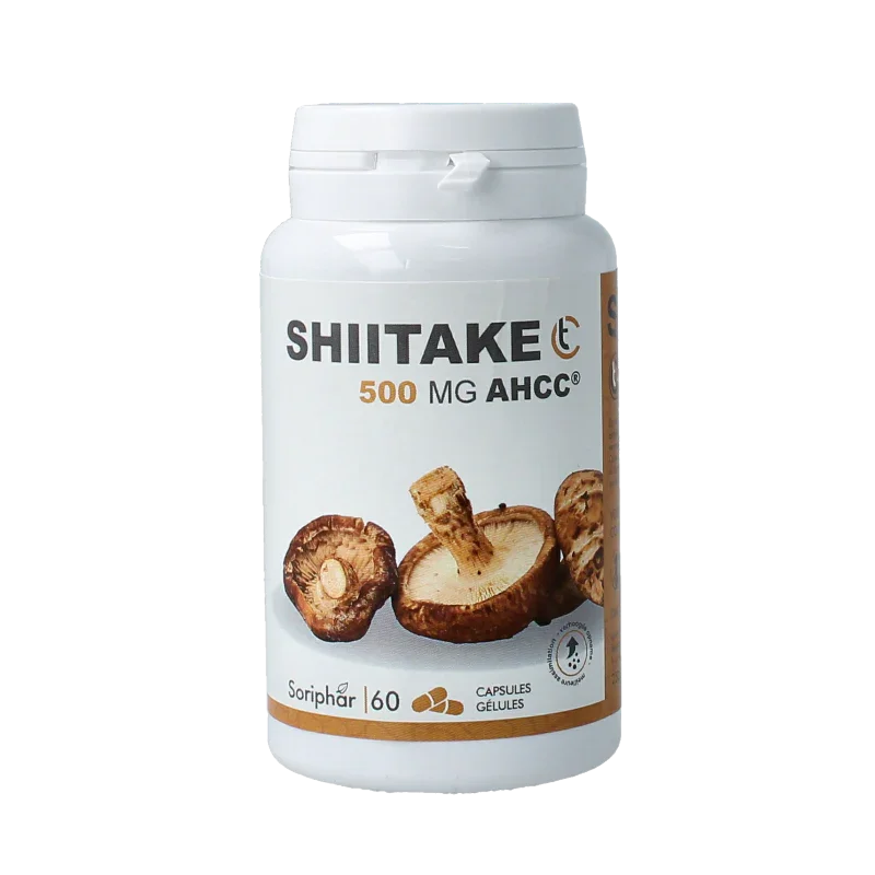 SoriaBel Shiitake AHCC 500mg 60 Capsules