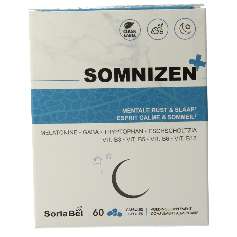 SoriaBel Somnizen plus met escholtzia 60 Capsules