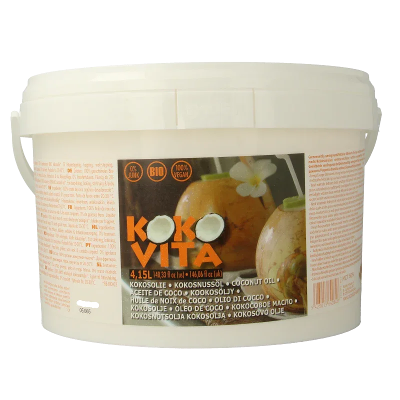 Kokovita Kokosolie geurloos bio 4150 Milliliter