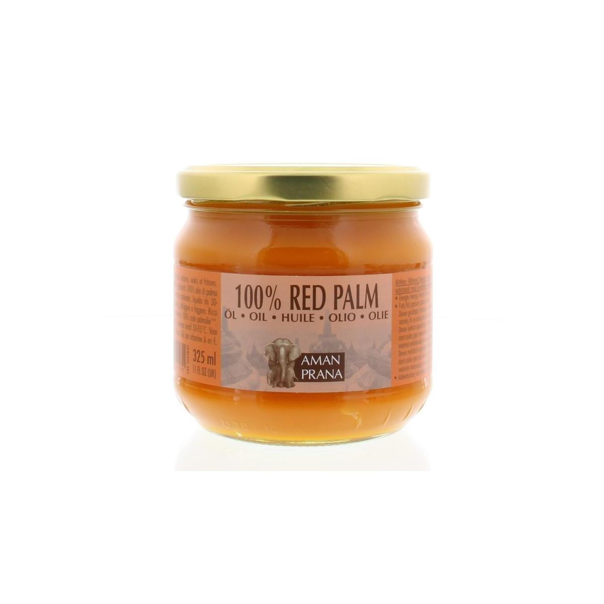 Amanprana Rode palm olie bio 325 Milliliter