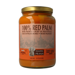 Amanprana Rode palm olie bio 1600 Milliliter