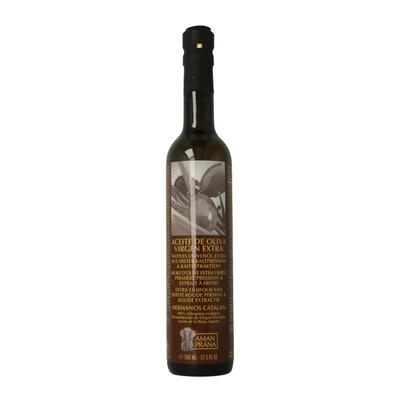 Amanprana Hermanos Catalan extra vierge olijfolie bio 500 Milliliter