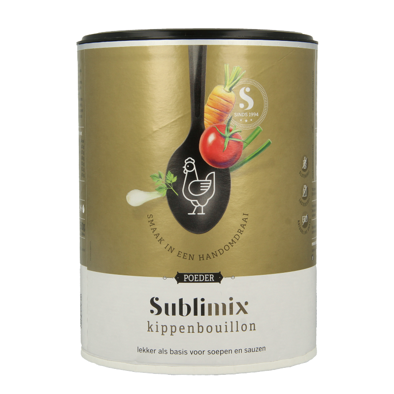 Sublimix Kippenbouillon glutenvrij  550 Gram