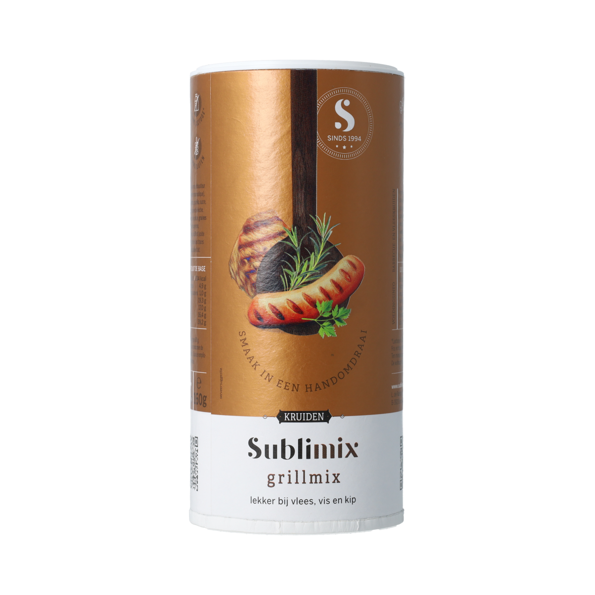 Sublimix Grillmix glutenvrij 160.00 Gram
