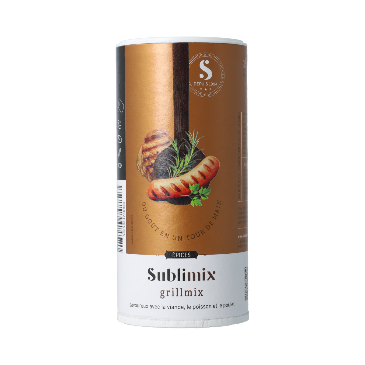 Sublimix Grillmix glutenvrij 160.00 Gram