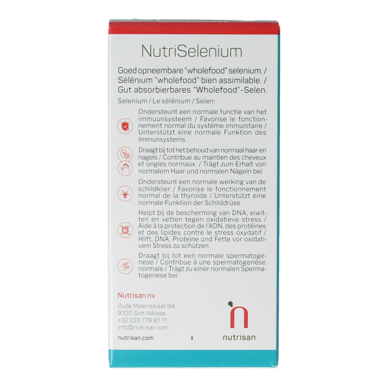 Nutrisan Nutriselenium 90 Vegetarische capsules