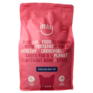 Imby Pet Food Croquetas para Gatos Proteínas de Insectos 1500 Gramos