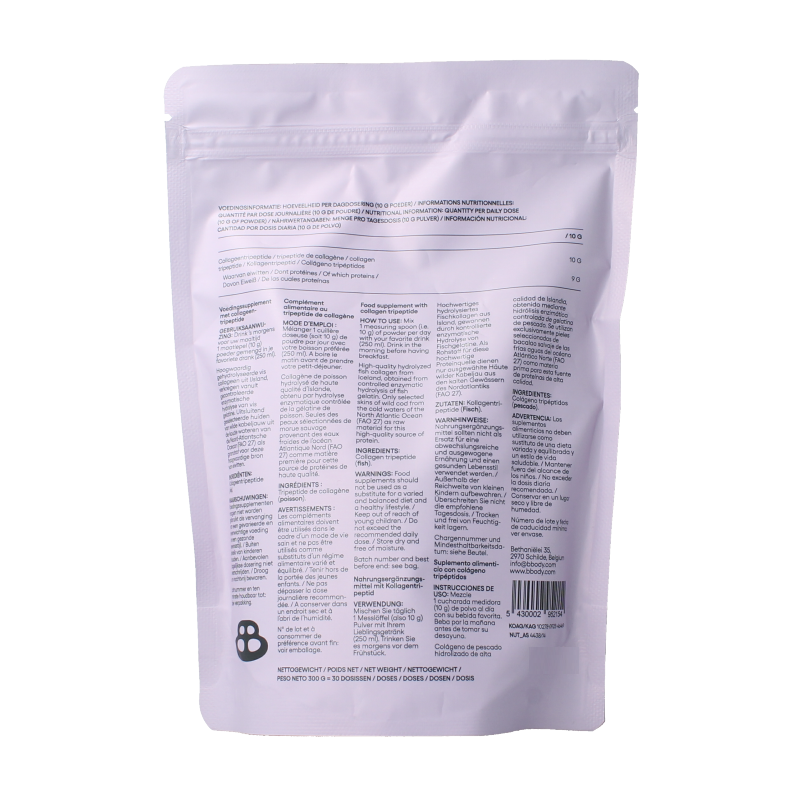 BBody Tripeptide marine collageen 300 Gram