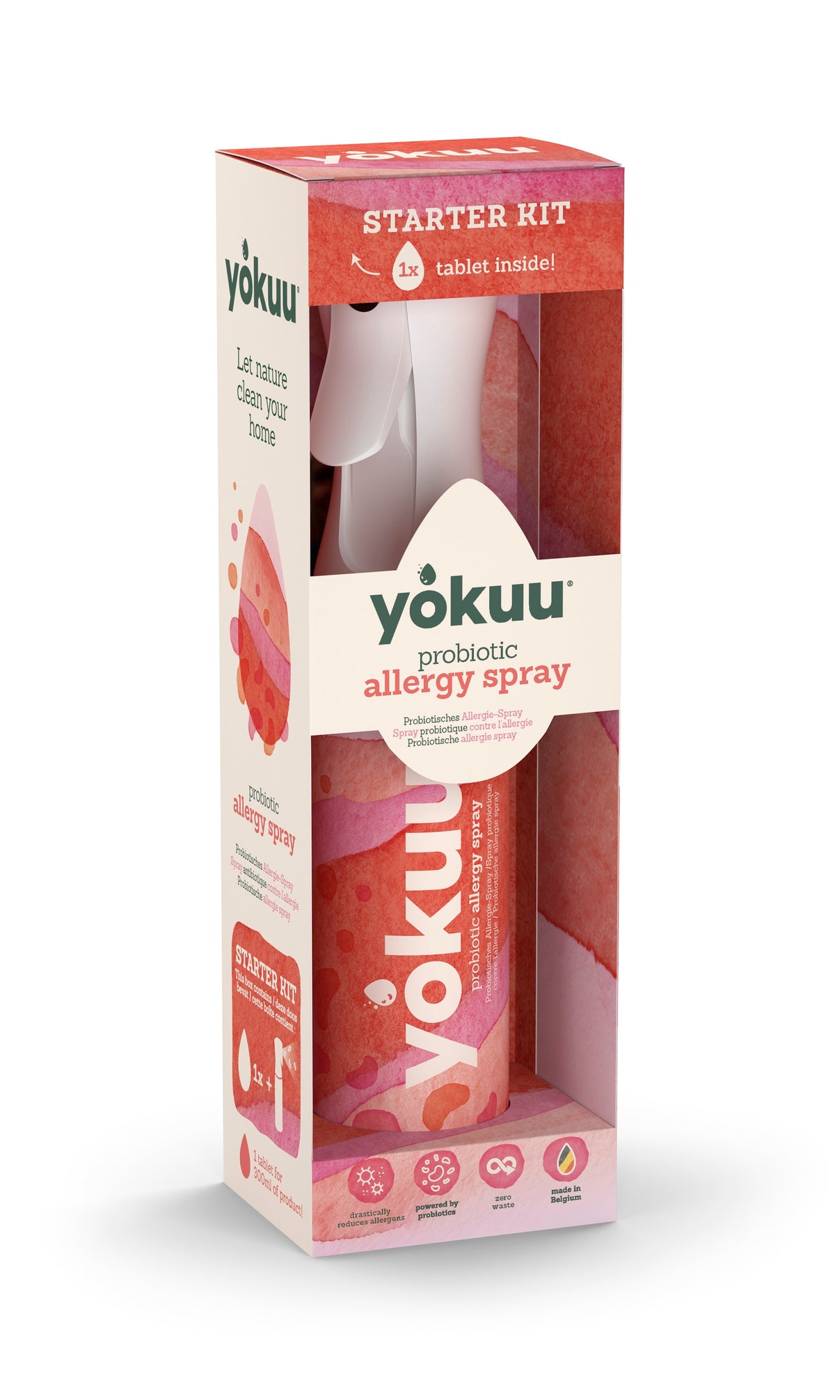Yokuu Allergy spray start kit 1 spray 1 parel 1 Stuks