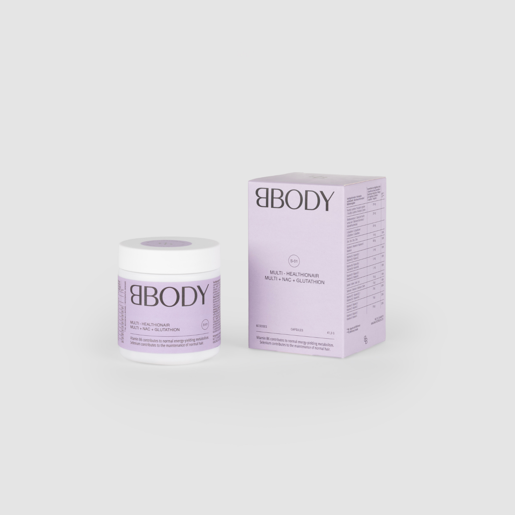 BBody Multi-healthionair 60 Capsules