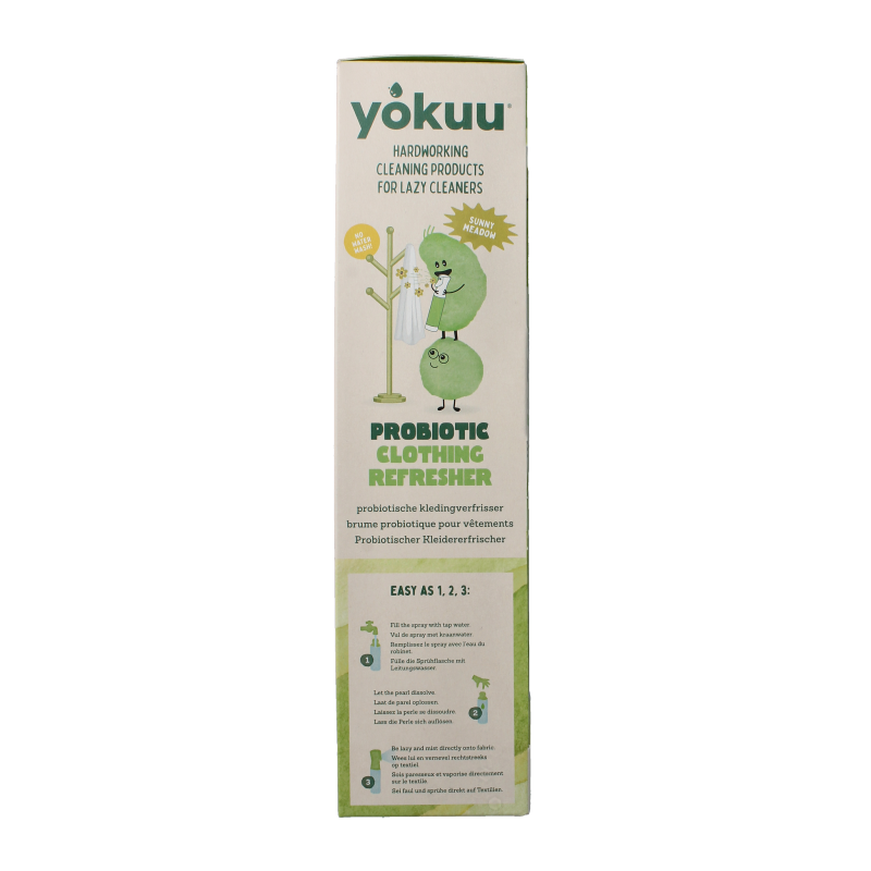Yokuu Probiotische kledingopfrisser startkit parel+spray 1 Stuks