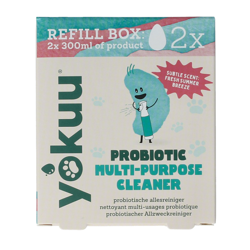 Yokuu Probio allesreiniger voor huisdieren refill 2 Stuks