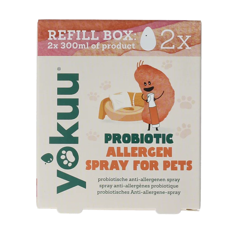 Yokuu Probio allergenenspray huisdieren refill 2 Stuks