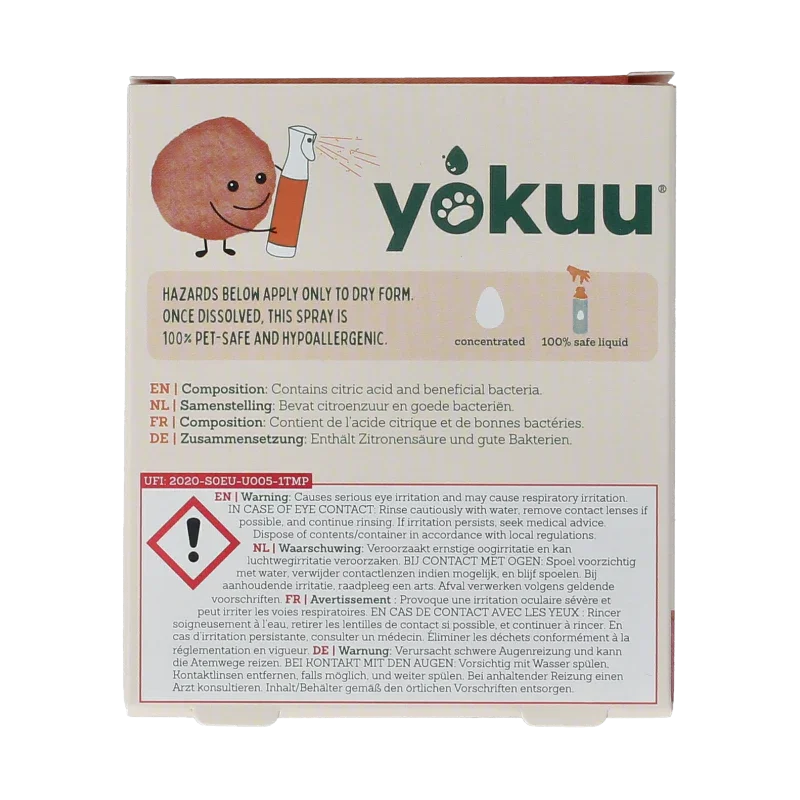 Yokuu Probio allergenenspray huisdieren refill 2 Stuks