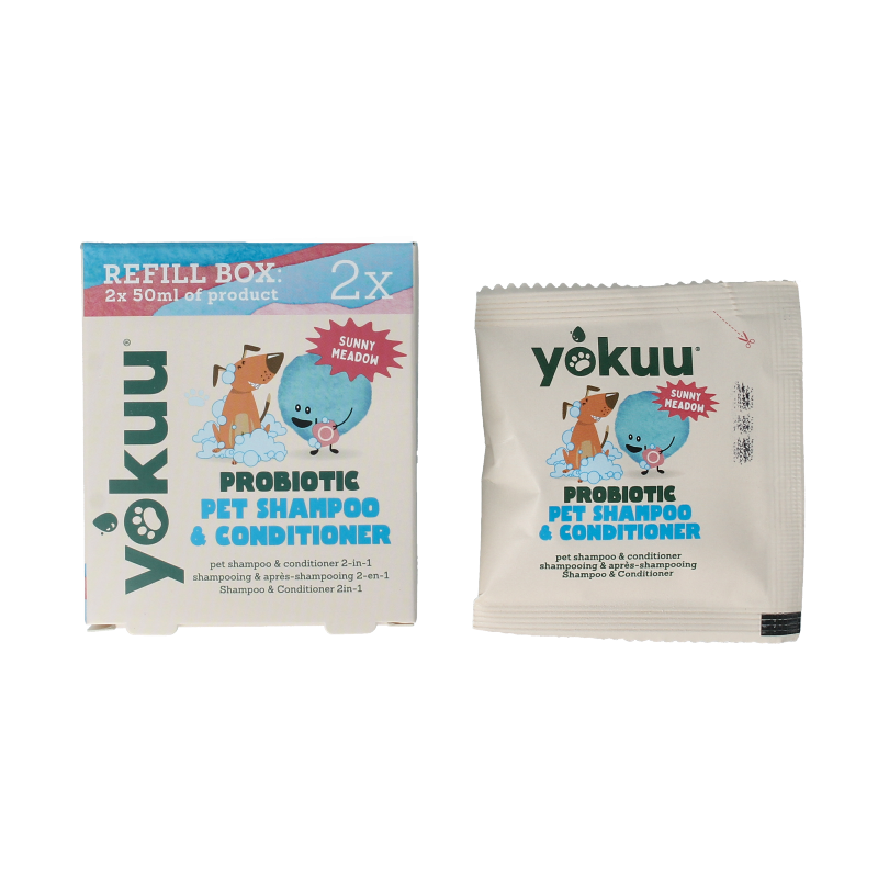 Yokuu Probio shampoo & conditioner huisdieren navul 2 Stuks