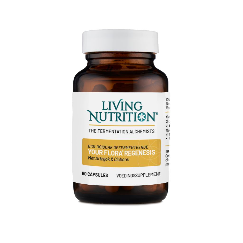 Living Nutrition Your Flora Regenesis met artisjok en cichorei bio 60.00 Capsules