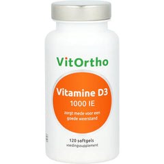 VitOrtho Vitamine D3 1000IE 120 Softgels