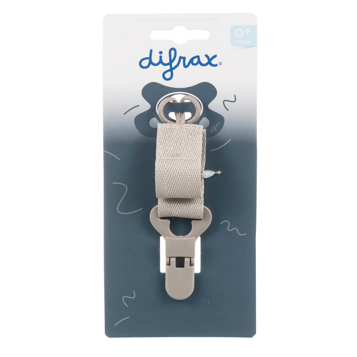 Difrax Fopspeenkoord Woezel & Pip 1.00 Stuks