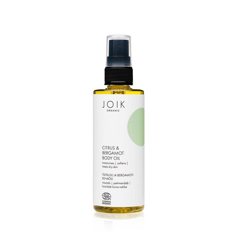Joik Organics Citrus & bergamot body oil 100 Milliliter