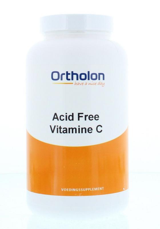Ortholon Vitamine C acid free 270.00 Vegetarische capsules