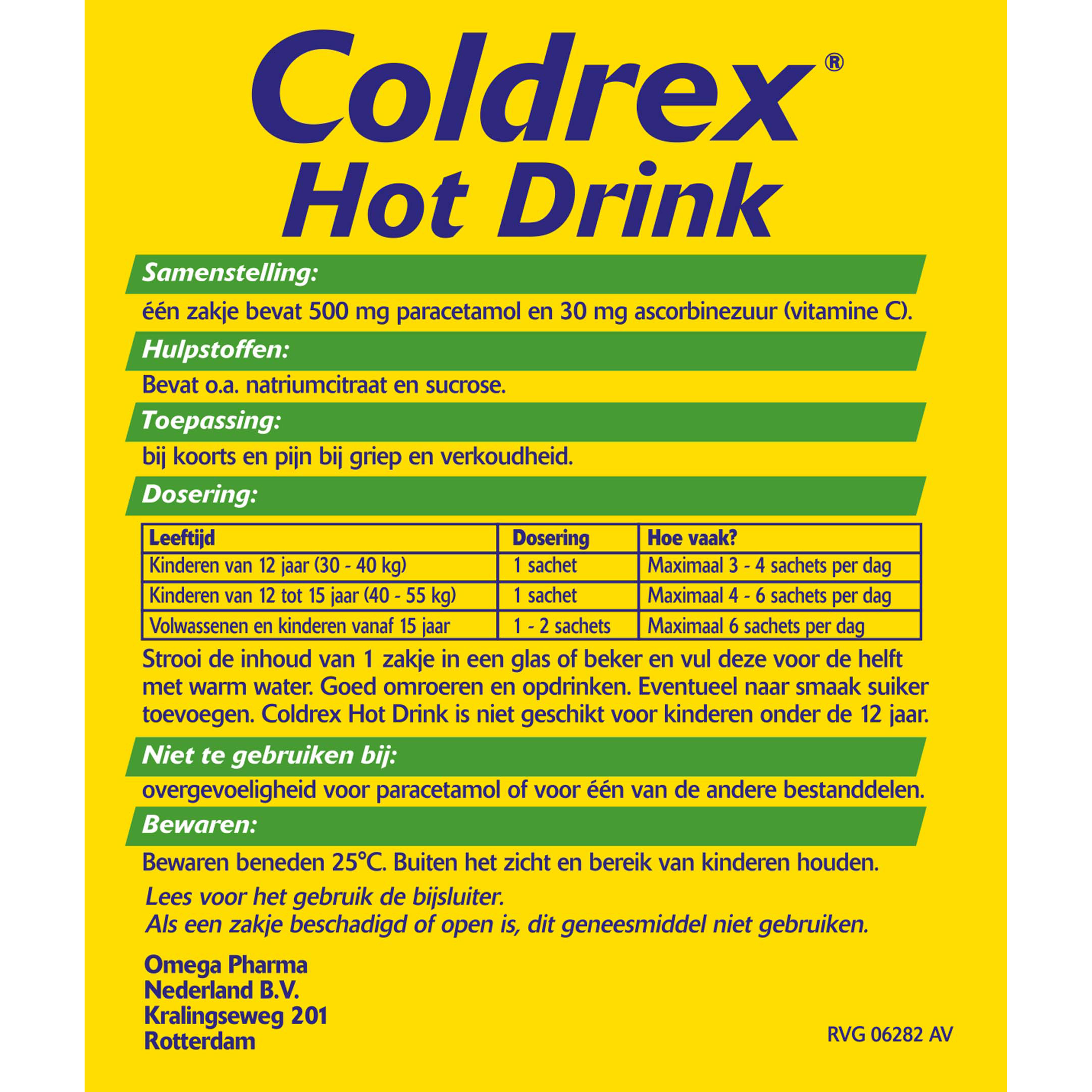 Coldrex Hot drink poeder voor drank 10.00 Sachets