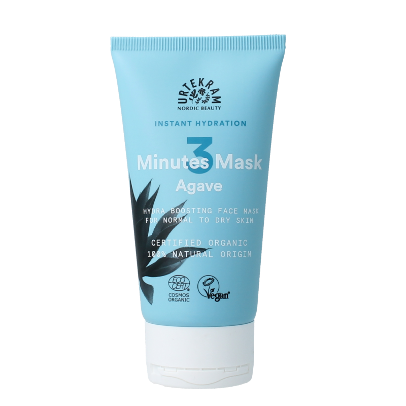 Urtekram Gezichtsmasker onmiddellijk hydratatie bio 75 Milliliter