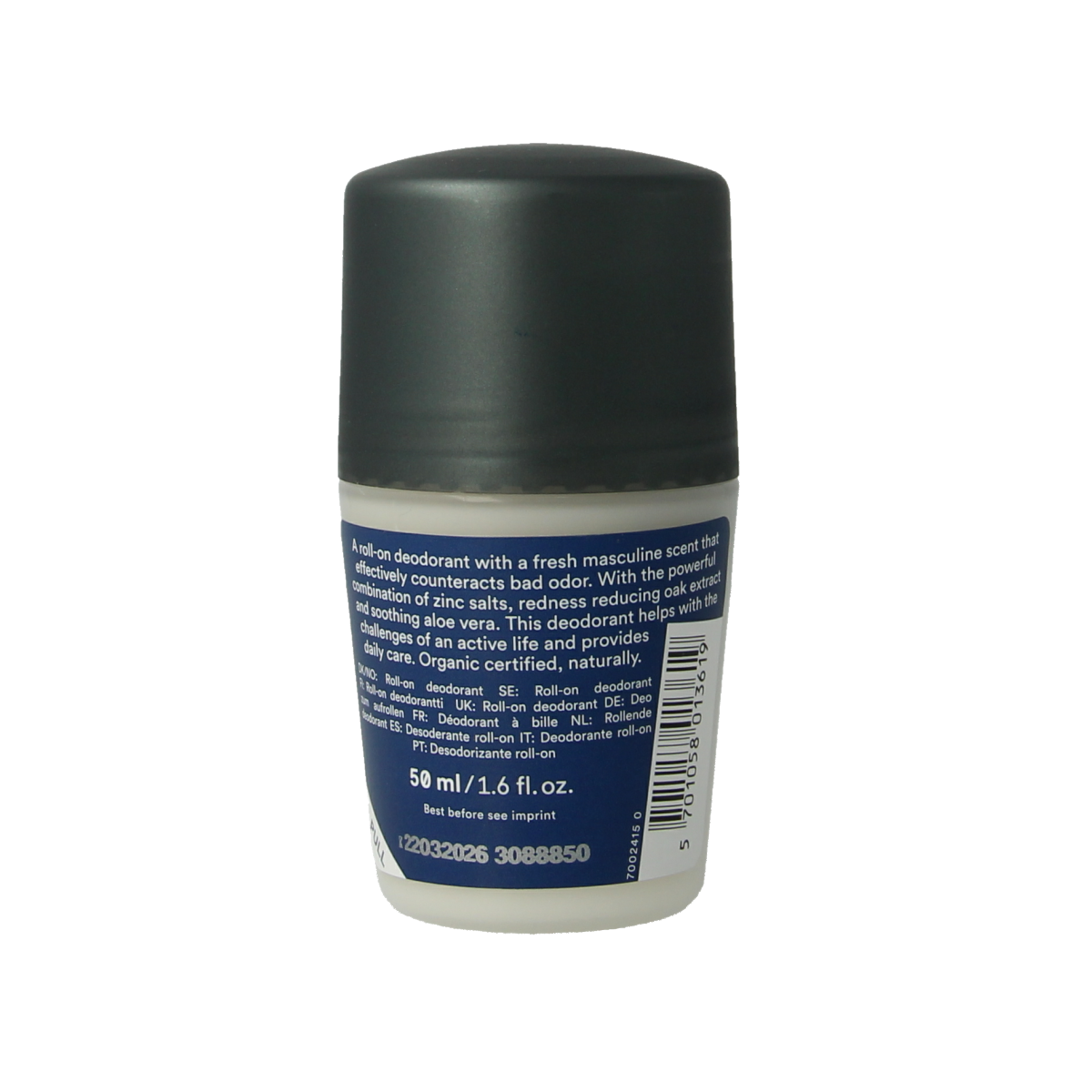 Urtekram Men deodorant 50.00 Milliliter