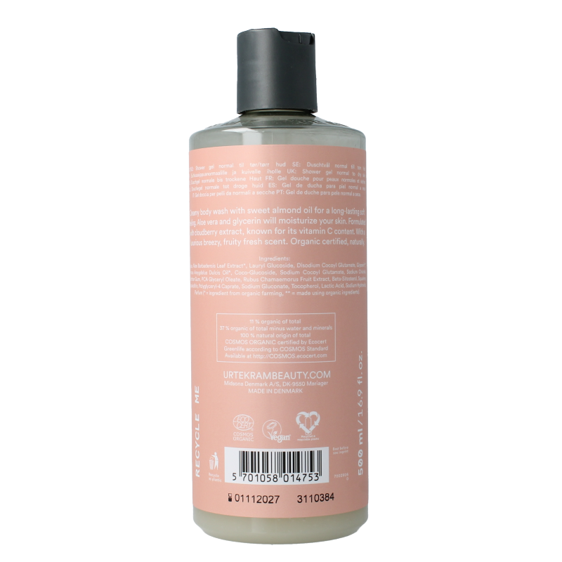 Urtekram Nordic berry creamy body wash 500 Milliliter