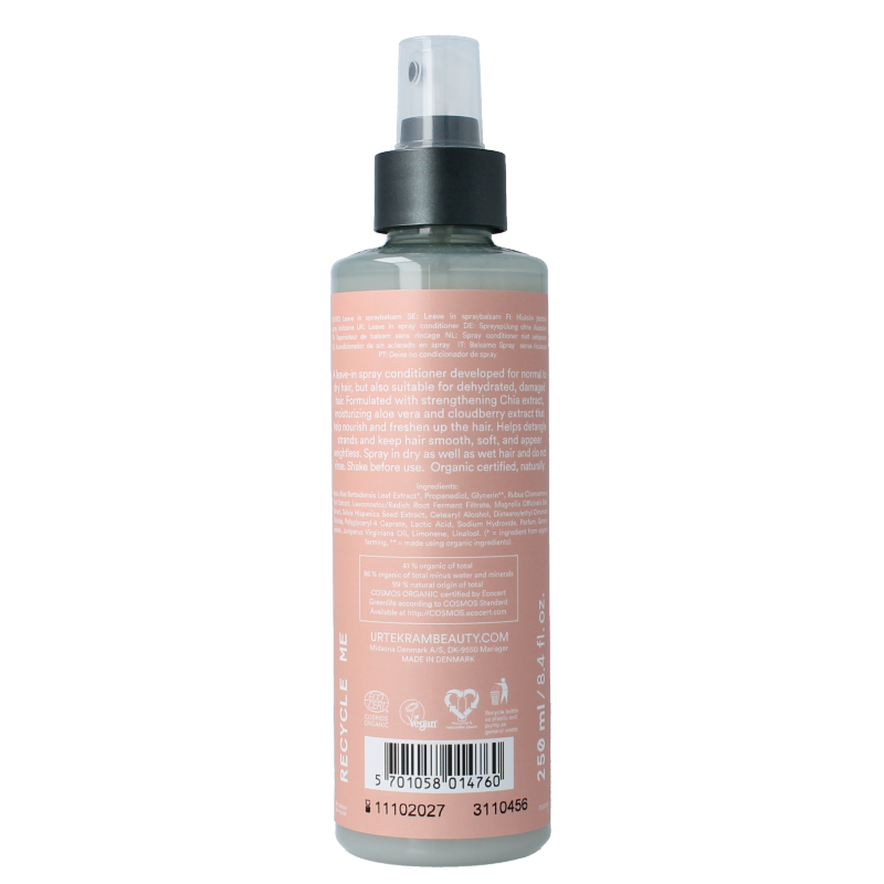 Urtekram Nordic berry spray conditioner normaal/droog haar 250 Milliliter