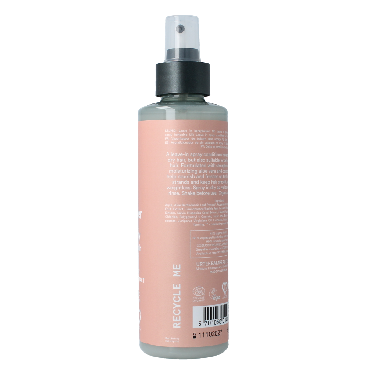 Urtekram Nordic berry spray conditioner normaal/droog haar 250.00 Milliliter