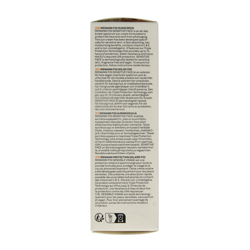 P20 Once a day face creme SPF50  50 Gram