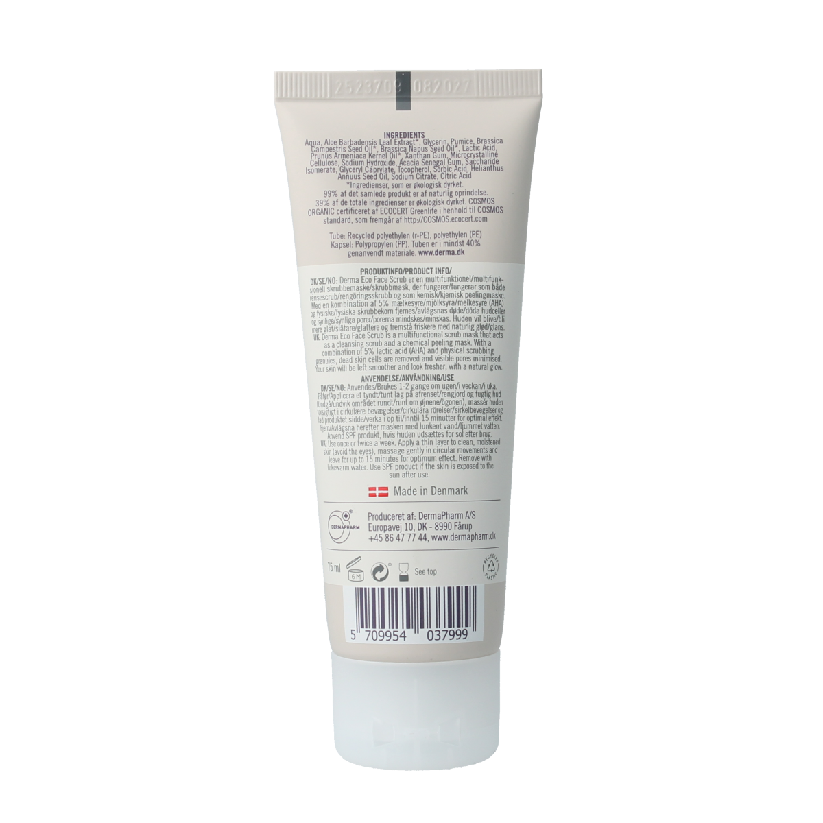 Derma Eco Facescrub mask exfoliating  75.00 Milliliter