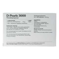 Pharma Nord Bio vitamine D3 75mcg 3000IE 240.00 Capsules