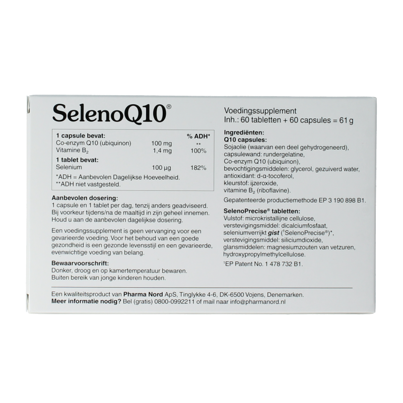 Pharma Nord Seleen Q10 60 capsules & 60 tabletten 120 Stuks