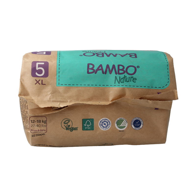 Bambo Babyluiers maat 5 12-18kg 22 Stuks