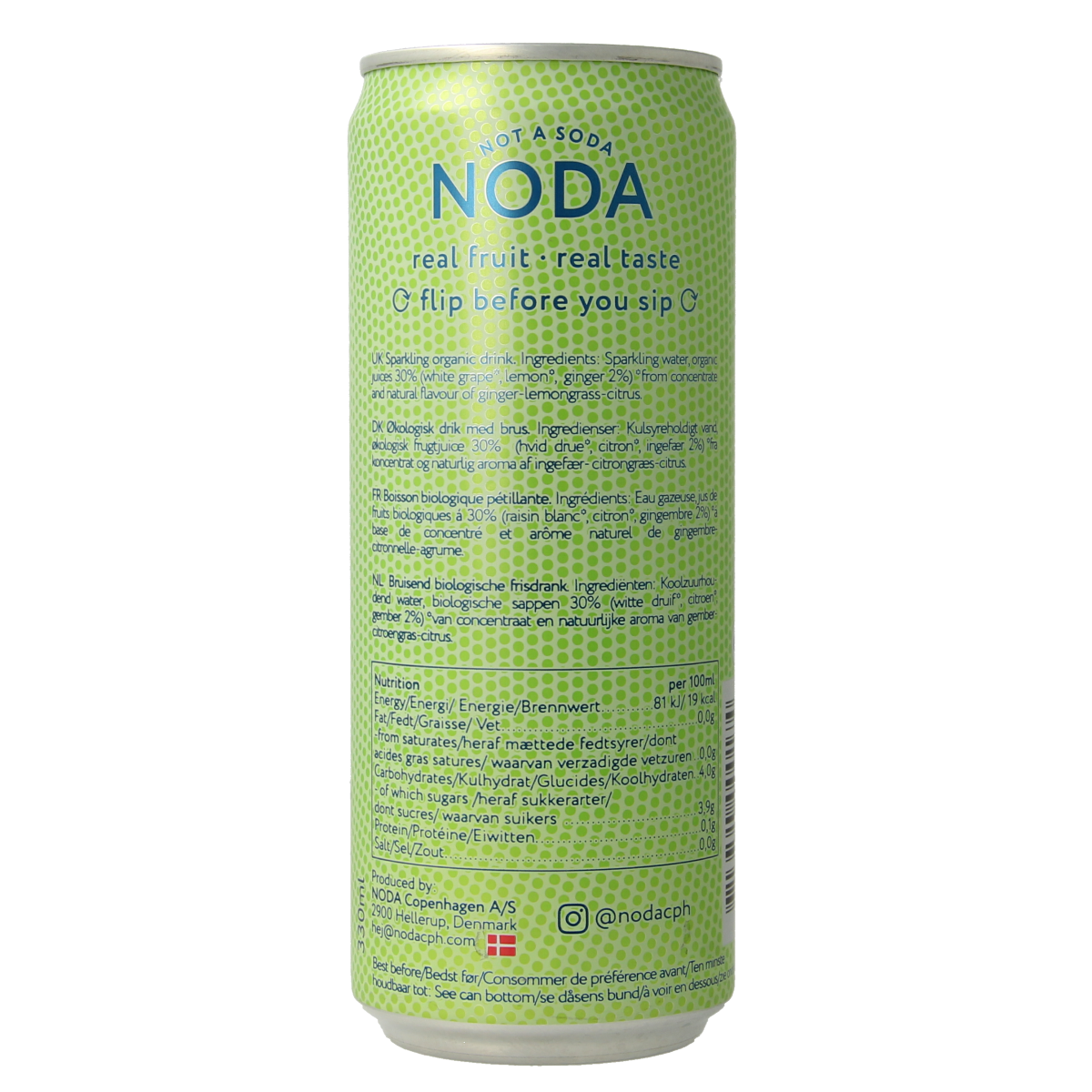 NODA Ginger lemongrass bio 330.00 Milliliter