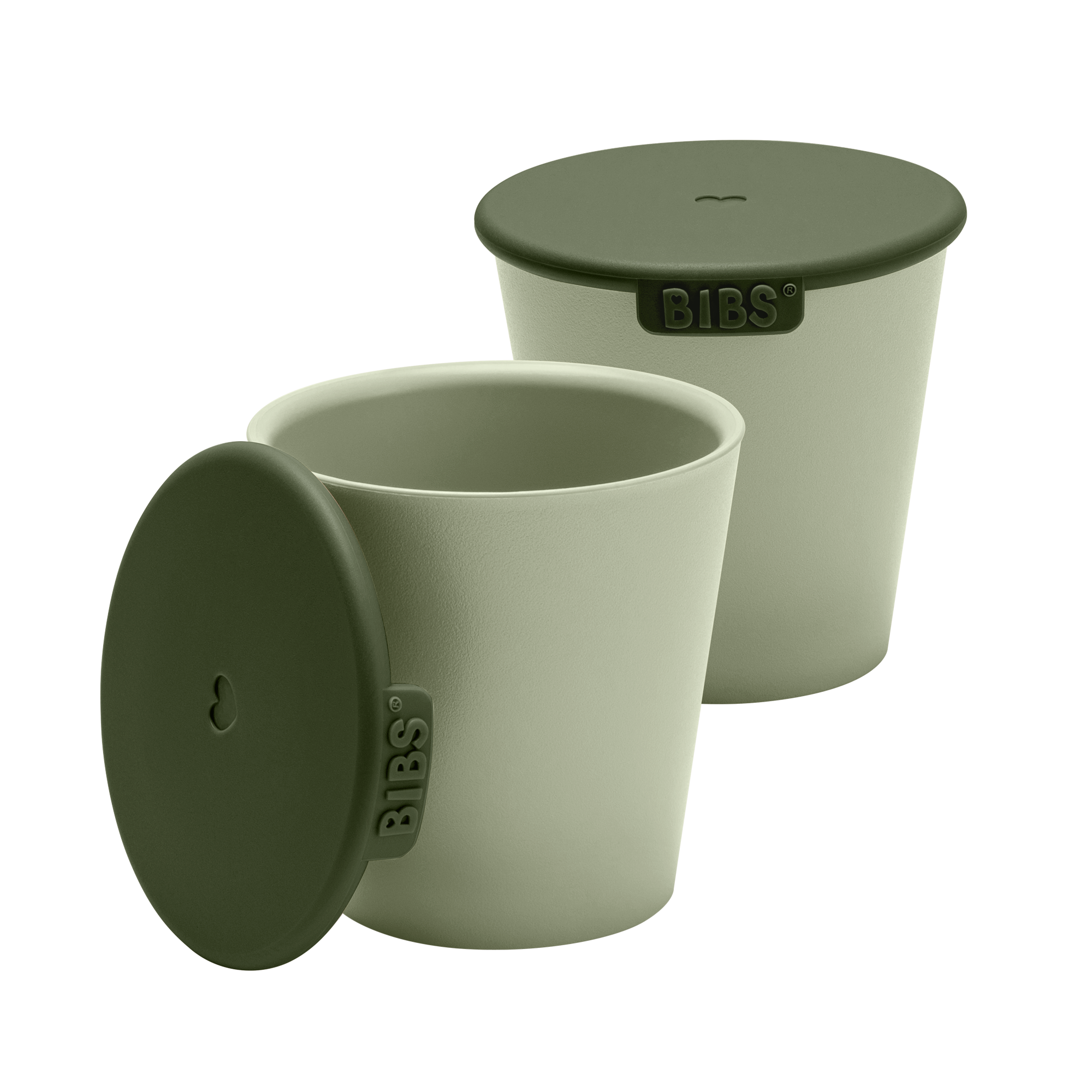 Bibs Baby cup set sage 1 Set