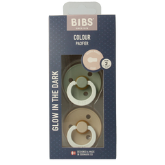 Bibs Fopspeen maat 2 sage vanilla night 2 Stuks