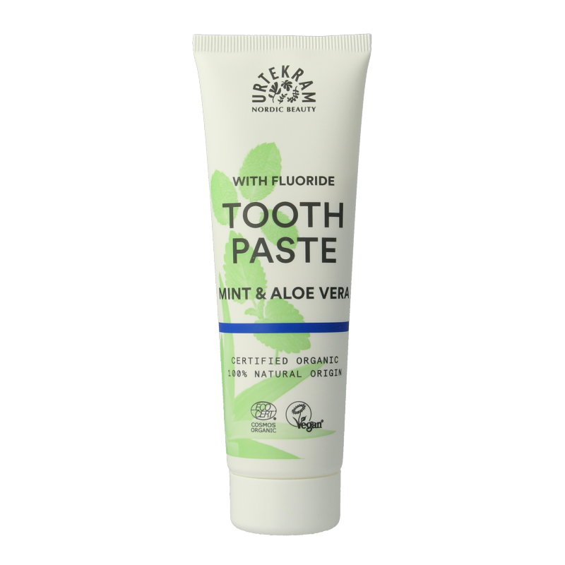 Urtekram Tandpasta mint fluoride 75 Milliliter